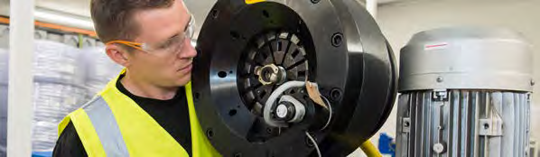 Industrial Hose Technician Working