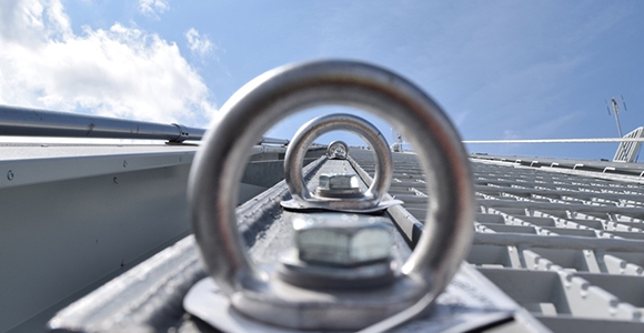 Fall protection anchors eye bolts and single point anchor