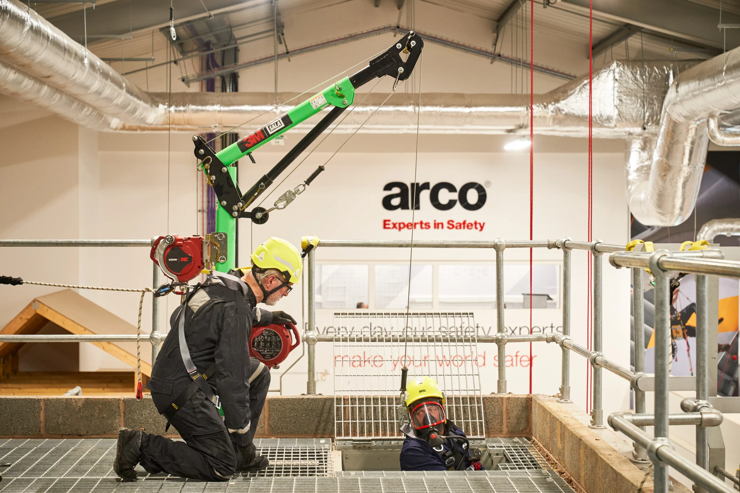 Confined space rescue system